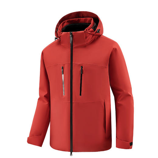 【热销爆款】}秋冬季三合一可拆卸情侣防护外套冲锋衣防风运动外套 BST8611 商品图1