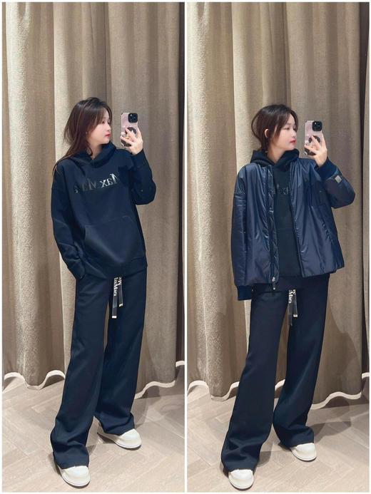 【开放日忙 秒杀价已调 直接拍】MAX MARA  2025秋冬新品 女士抽绳阔腿长裤 商品图3