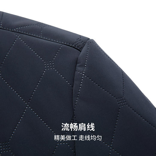 含桑蚕丝填充 翻领棉衣 商品图7