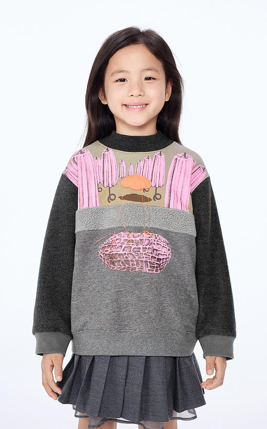 jnby   25年冬款  套头卫衣   1P0411040 商品图6