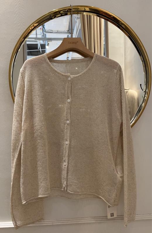 【门店同款】ENJOY秋季镂空防晒针织开衫 164194593 商品图0