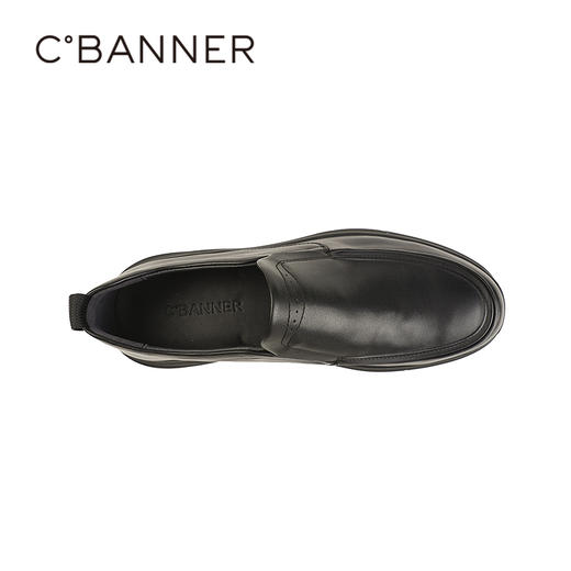 千百度秋季简约有型 穿脱便捷商务休闲男鞋A25409122 商品图2