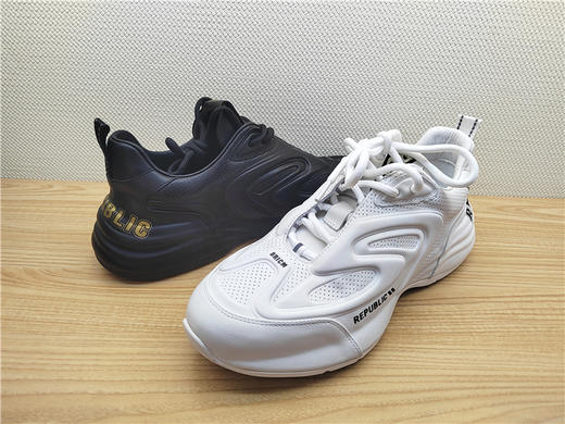 2024豪行春季新款14102162牛皮真皮运动休闲男鞋皮单鞋 商品图2