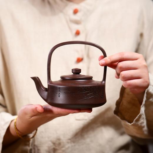 （下单赠下单赠茶杯+茶叶）俞震大师5款紫砂壶 ，皆为原矿紫茄泥，经30年陈腐，1180°高温煅烧而成【G】 商品图6