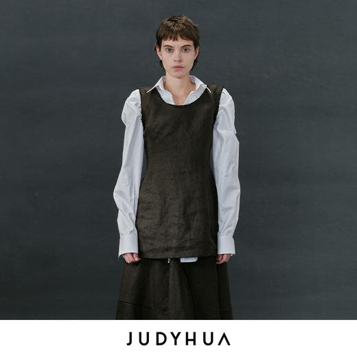 JUDYHUA 绿洲系列亚麻背心 商品图0