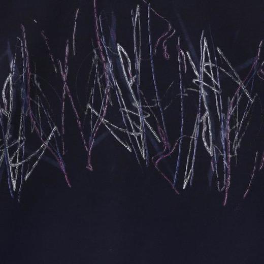 SDSA男士秋冬新款痞帅男装韩版凌乱线条涂鸦圆领卫衣百搭时尚上衣 商品图3