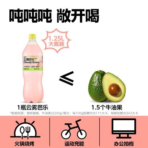 柠檬共和国 复合气泡果汁到手1.25L*6瓶装 饮料大容量 商品图3