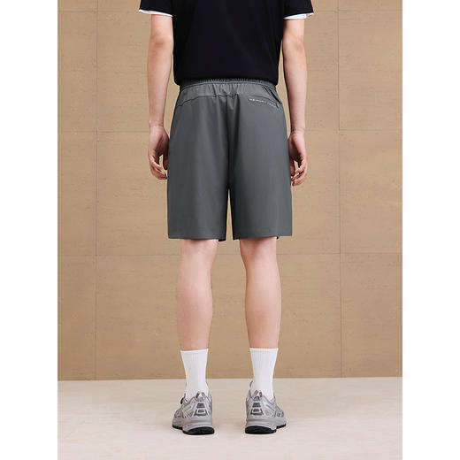 【凉感】GXG男装 宽松休闲短裤通勤简约运动裤男裤 2025夏季新品 商品图4