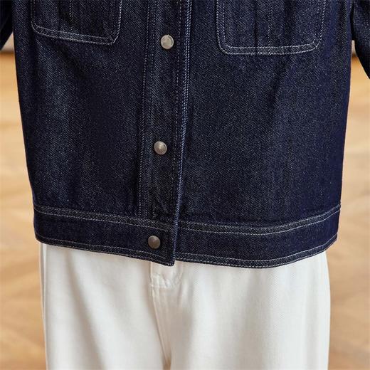 馥迦高品质复古休闲牛仔外套 商品图7