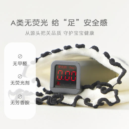 女童黑白长筒袜韩系小腿袜 商品图3