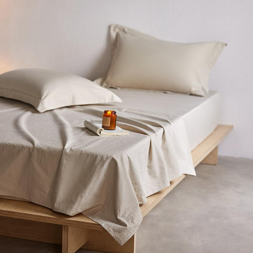 【140S全棉砂洗床单】全棉床单单品良品砂洗纯棉A类床单140支长绒棉超细腻床单 商品图5