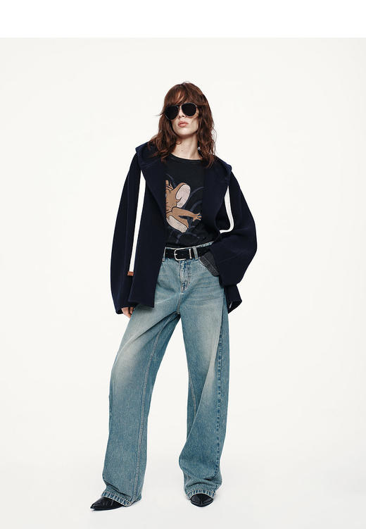 预售10天左右发【高品质私服】【MC猫和老鼠联名系列棉质印花长袖T恤】舒适藏肉/显瘦显薄 色泽自然柔和，兼具高级质感与素雅格调G1563-CC【无标出货 介意慎拍】 商品图6