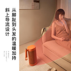 【四季冷暖双用取暖器】amadana加湿净化PTC取暖器A-HP2207UR 斜上导流出风 负离子净化加湿 30㎡广角送暖 1S暖意送达 2200W大功率 15H定时