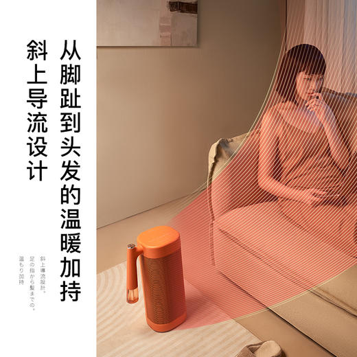 【四季冷暖双用取暖器】amadana加湿净化PTC取暖器A-HP2207UR 斜上导流出风 负离子净化加湿 30㎡广角送暖 1S暖意送达 2200W大功率 15H定时 商品图0