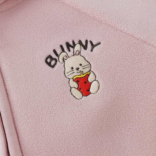 【科技发热】马克珍妮女童可爱熊耳朵温暖绒绒外套2025年冬装新551616 商品图4