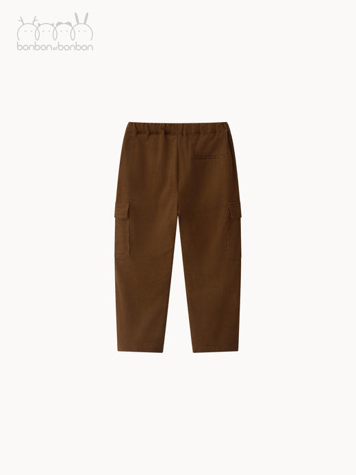 复古灯芯绒抽绳长裤 商品图1