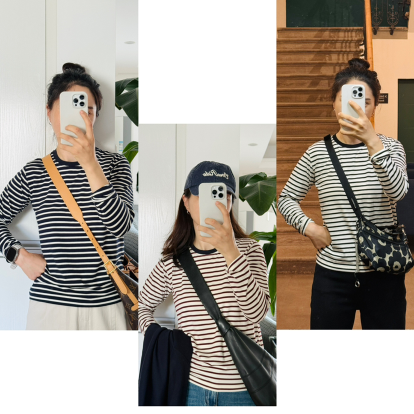 春秋-不可或缺的宝藏 色织条纹长袖T【包邮+三天无理由退换】