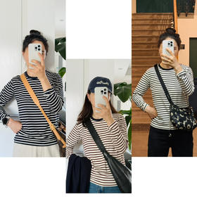 春秋-不可或缺的宝藏 色织条纹长袖T【包邮+三天无理由退换】