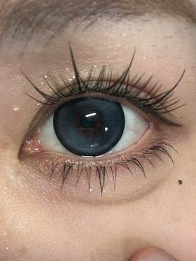 kikicon月抛美瞳 蓝椰拿铁 14.5mm