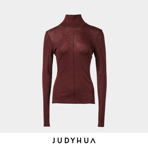 JUDYHUA 绿洲系列高领羊毛上衣 商品图5