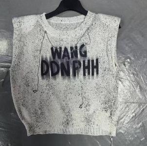 NC圆领无袖配链条字母毛织上衣50424夏季068652012258 商品图0