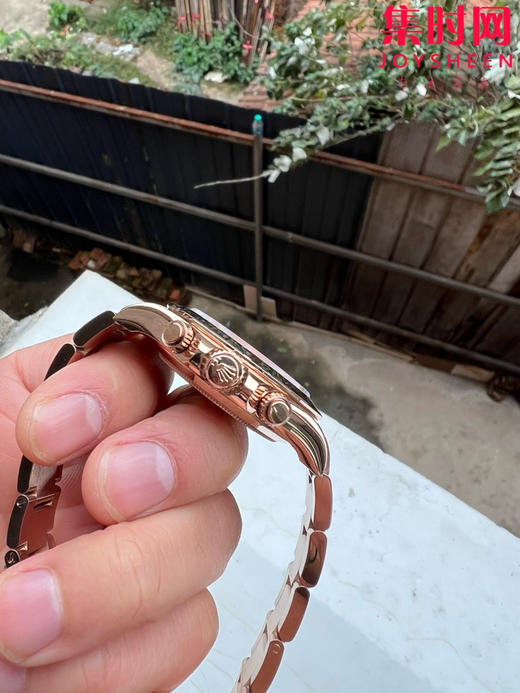 劳力士宇宙计型 BT迪通拿 全玫金 男士腕表 丹东4130机 商品图4