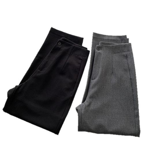 品质通勤系列！2025高腰宽松藏肉垂感显瘦休闲直筒烟管裤西裤秋！ 商品图4