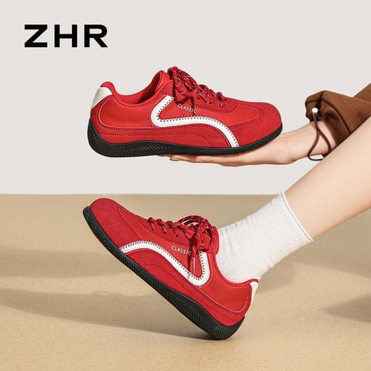 ZHR则则潮流火焰红色阿甘鞋2025秋季新款百搭舒适超软运动休闲鞋 商品图8