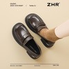 ZHR则则厚底乐福鞋女鞋2025新款英伦风单鞋小香风百搭增高鞋子女 商品缩略图9