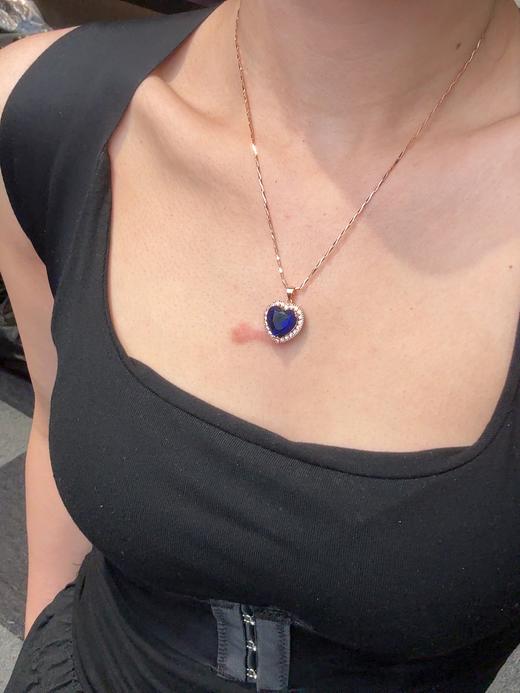 海洋&之星蓝宝石项链 商品图1