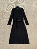 918-4 独家圆正 清冷高级 优雅大气 8064精纺羊毛针织连衣裙 我穿L 商品缩略图9
