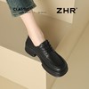 ZHR则则真皮厚底增高英伦单鞋2025秋季新款百搭舒适气质通勤皮鞋 商品缩略图8