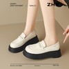 ZHR则则简约纯色厚底乐福鞋女2025新款舒适百搭柔软单鞋通勤显高 商品缩略图7