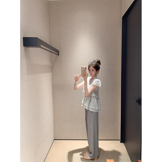 金蘑菇菇 la trouvaille夏日天丝亚麻汤汤裤  / 窄腿版型 商品图11