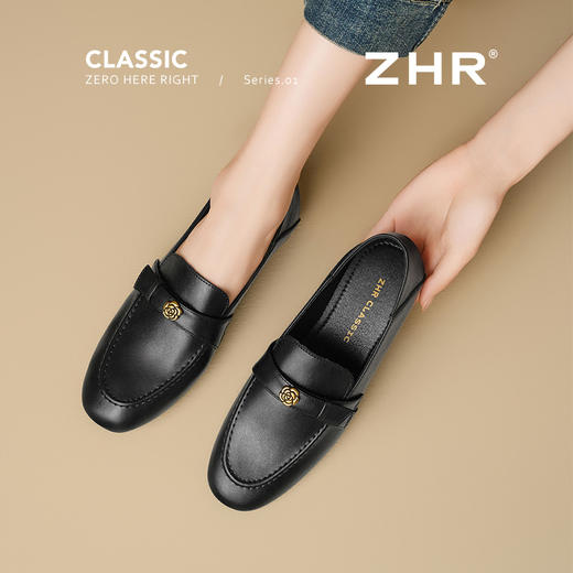 ZHR则则气质优雅中口单鞋2025新款时尚百搭休闲单鞋AH686 商品图4