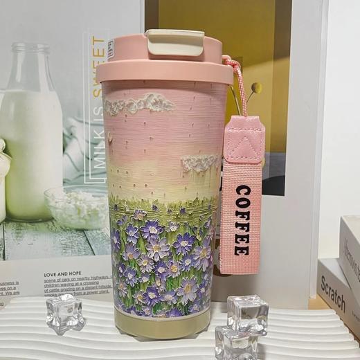 【 高颜值又实用💖】双饮口设计🔥时尚保温杯 不锈钢高颜值保温杯 女士双饮口便携保温水杯 商品图6