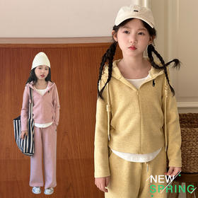 【麦乐拉 初秋儿童套装】运动休闲连帽卫衣 韩系百搭 舒适休闲套装