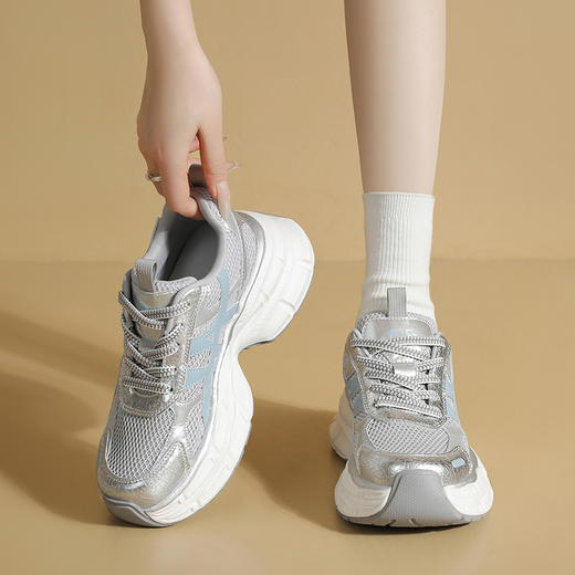 ZHR则则潮流老爹鞋2025夏季新款时尚百搭休闲运动鞋CX116 商品图2