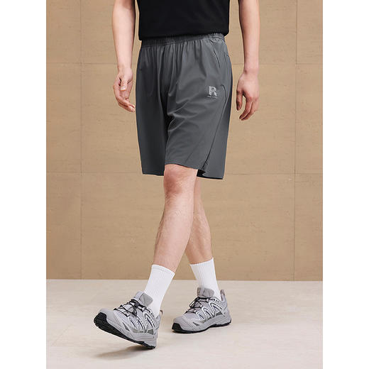 【凉感】GXG男装 宽松休闲短裤通勤简约运动裤男裤 2025夏季新品 商品图2