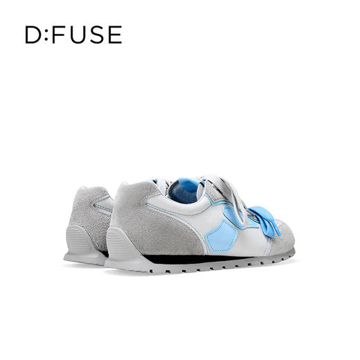 Dfuse迪芙斯2025秋季新款休闲运动鞋复古双鞋带圆头德训鞋DFD3112077 商品图9