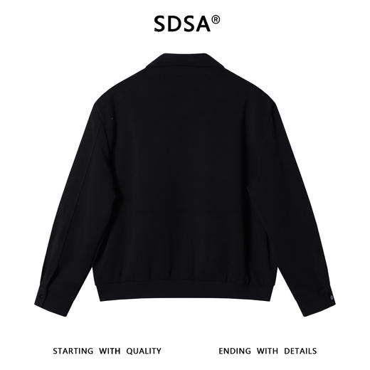 G603SDSA男士秋冬新款痞帅男装百搭贴袋拉链夹克宽松简约时尚外套上衣 商品图5
