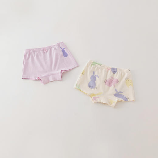 【2条装】马克珍妮女童甜趣涂鸦四季穿纯棉内裤2025年新款551856 商品图1