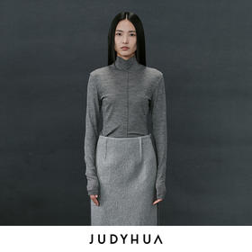 JUDYHUA 绿洲系列高领羊毛上衣