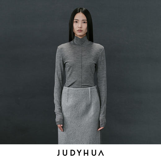 JUDYHUA 绿洲系列高领羊毛上衣 商品图0