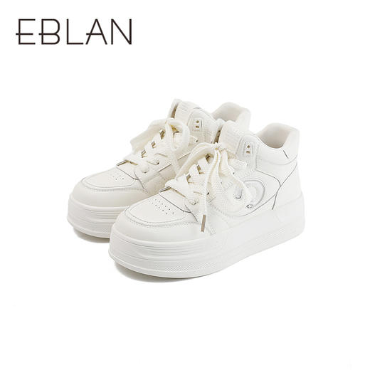 伊伴冬季厚底休闲运动靴街头潮范女时尚休闲鞋B25580922 商品图4