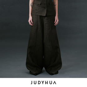 JUDYHUA 绿洲系列亚麻长裤