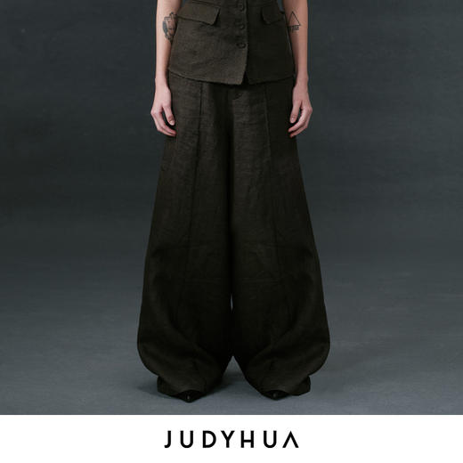 JUDYHUA 绿洲系列亚麻长裤 商品图0