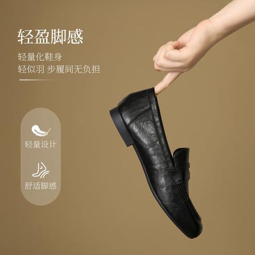 ZHR则则透气复古气质中口单鞋女2025新款通勤单鞋一脚蹬超软女鞋 商品图4