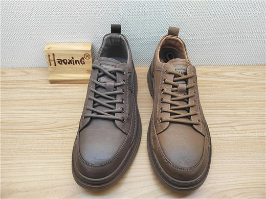 豪行秋冬新款13317703真皮时尚休闲男鞋运动鞋单鞋 商品图0