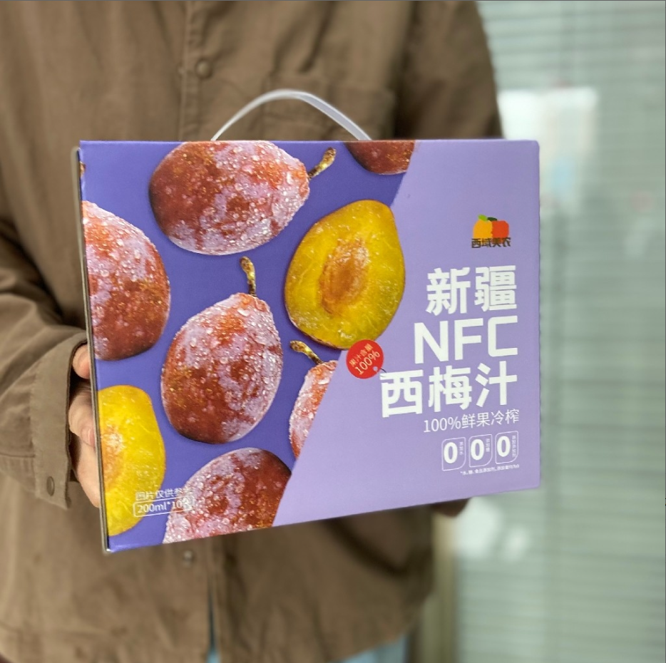 西域美农NFC西梅汁200ml*10袋  不加糖 不加水